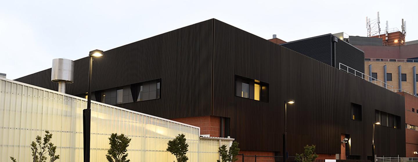 External view of the Ballarat Health Services cardiac catheterisation laboratory