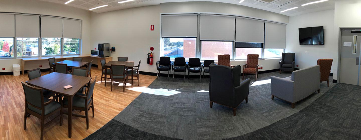 An interior view of Swan Hill District Health's sub-acute care facility