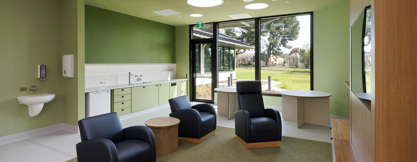 A communal area at a VHBA mental health facility