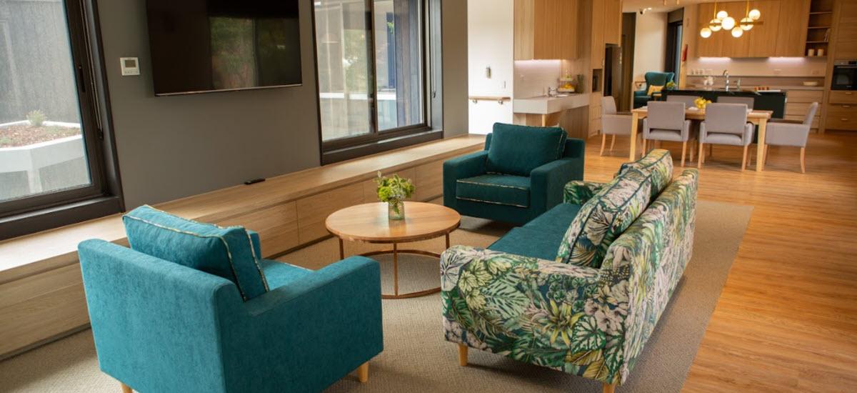 Living space within the new Creswick Nursing Home dementia friendly unit