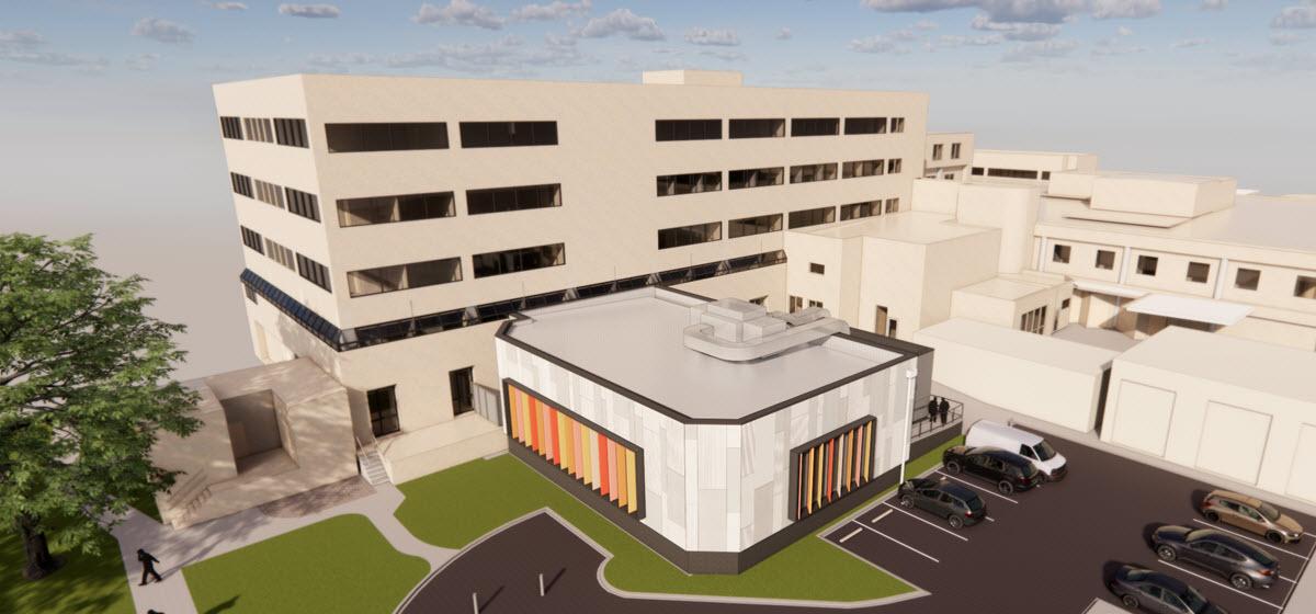 Artist's impression of the new hydrotherapy pool at Bendigo Hospital Day Rehabilitation Centre