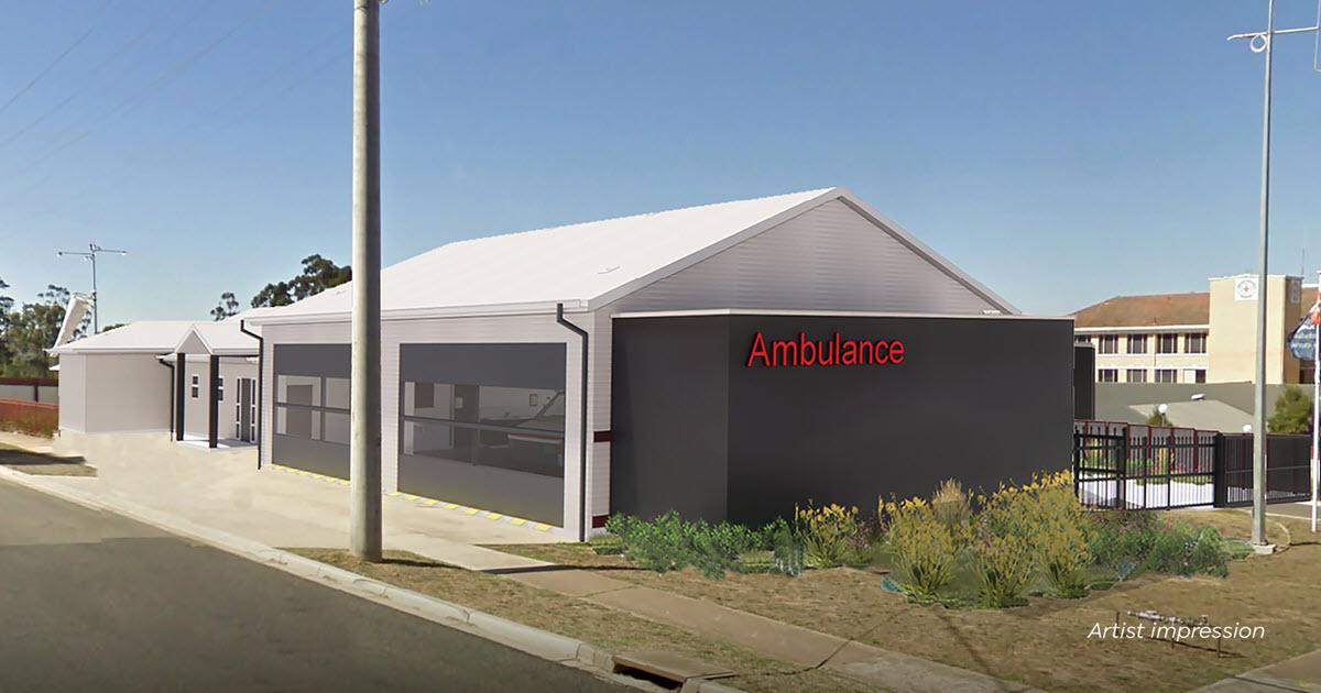 Artist impression of the Ararat ambulance branch