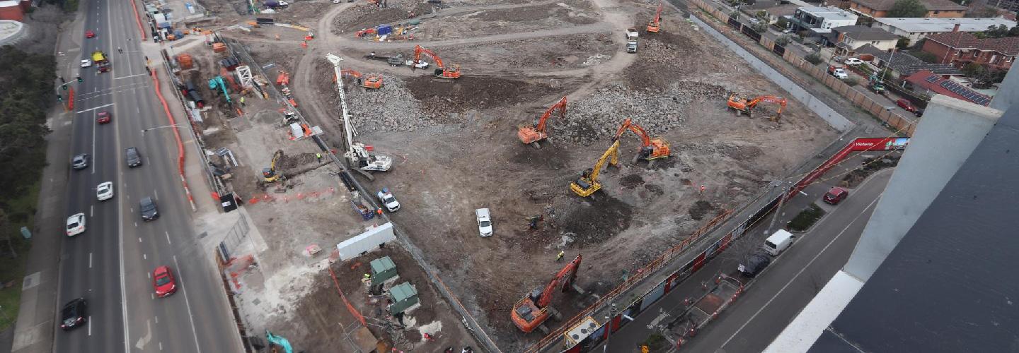 New Footscray Hospital aerial view