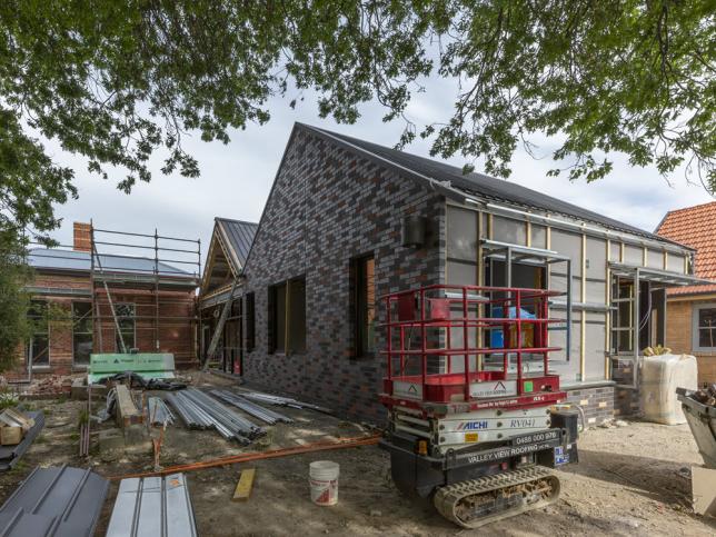 The Grampians Prevention and Recovery Care centre during construction