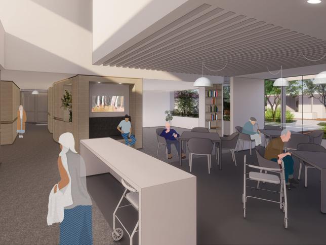 Another artist’s impression of the dining area at Barrabill House