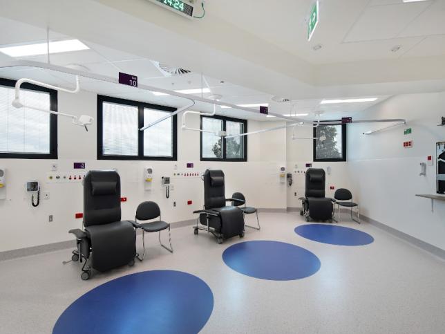 Image of new treatment spaces in the Sunshine Hospital’s emergency department