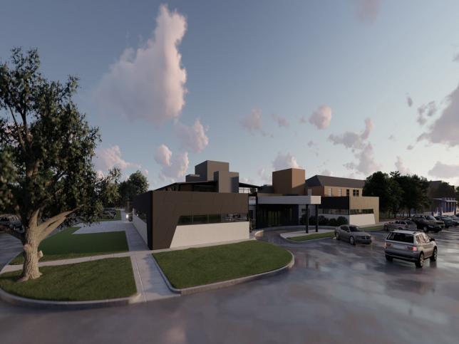 Artist impression of Wangaratta Hospital entrance