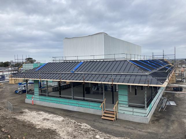 Construction of the new mental health facility at the McKellar Centre in Geelong 