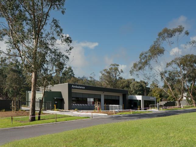 Street view of the new Lilydale Ambulance Victoria branch