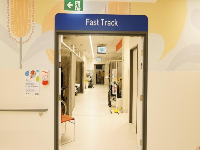 Photo of New emergency department fast-track facility at Shepparton Hospital 