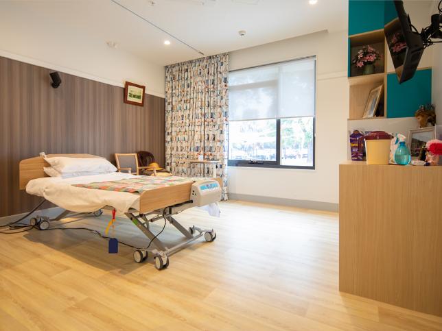 A private room with an ensuite at the Ivrin House aged care facility