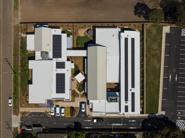 Aerial view of the new Wyndham Early Parenting Centre.