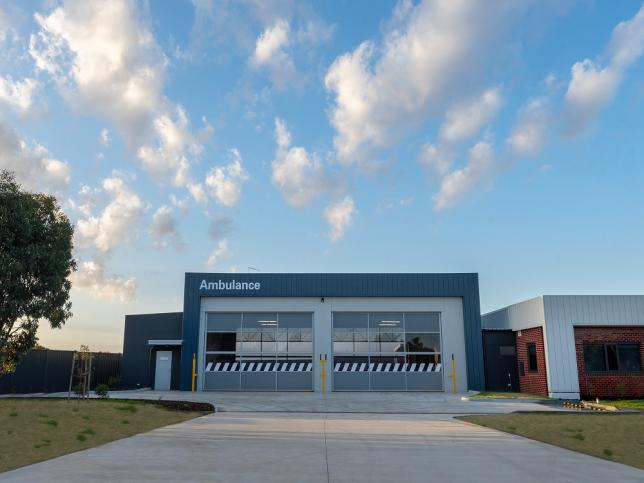 Street view of the Melton South Ambulance Victoria branch