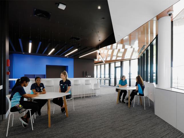 Staff area at Casey Hospital