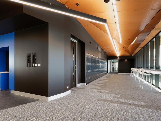 Internal hallway within the newly expanded Casey Hospital. Image courtesy of the Plenary Group