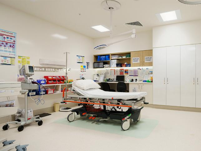 Photo of upgraded treatment room at East Wimmera Health Service Birchip Campus