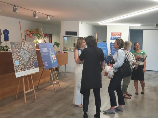 Members of the community learning about the new Footscray Hospital