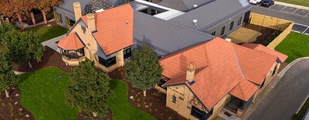 An aerial view of the new Grampians Prevention and Recovery Care centre