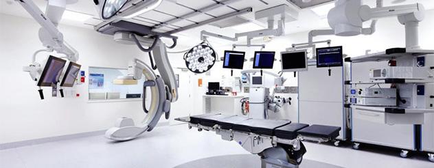 Image of a hospital room with specialised equipment