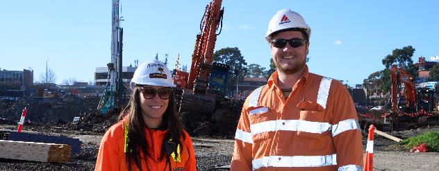 New Footscray Hospital workers