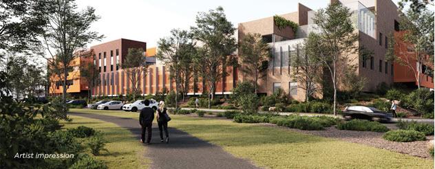 Thomas Embling Hospital Expansion - artist impression