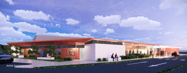 Artist impression of the Albury Wodonga Health short stay unit