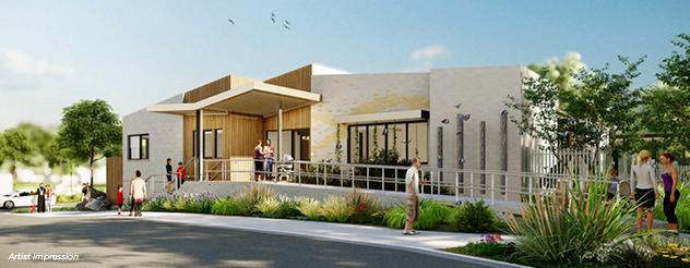 Artist impression of the new early parenting centre at Geelong