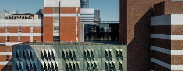 Exterior of completed Royal Victorian Eye and Ear Hospital upgrade