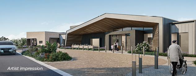 Artists impression of exterior of Cohuna aged care facility